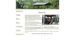 Desktop Screenshot of bigoakfarmnc.com